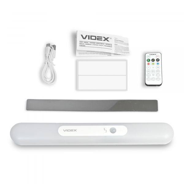 LED Світильник акумуляторний з датчиком руху VIDEX VL-NL013W-SR