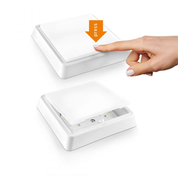 LED Светильник квадратный накладной TITANUM 18W 5000K 220V