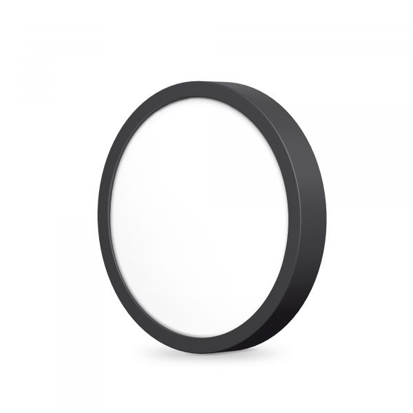 LED Светильник круглый накладной VIDEX 18W 5000K Black