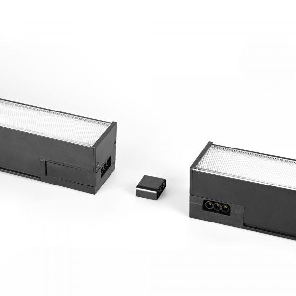 LED светильник линейный магистральный VIDEX BNL02 24W 0.6М 5000K 220V Black