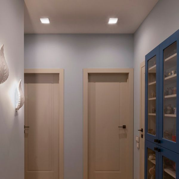 LED Светильник накладной квадрат VIDEX 12W 5000K White