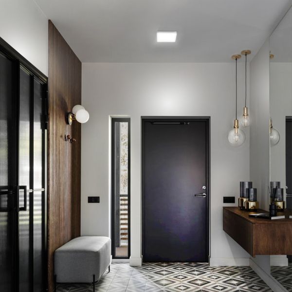 LED Светильник накладной квадрат VIDEX 24W 5000K White