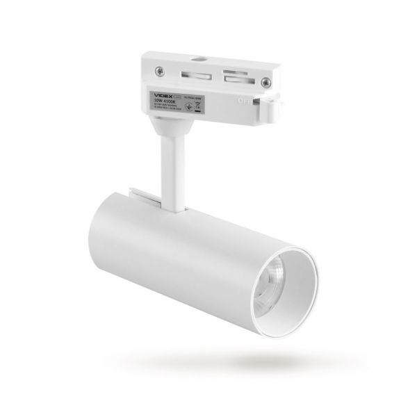 LED светильник трековый VIDEX 10W 4100K белый