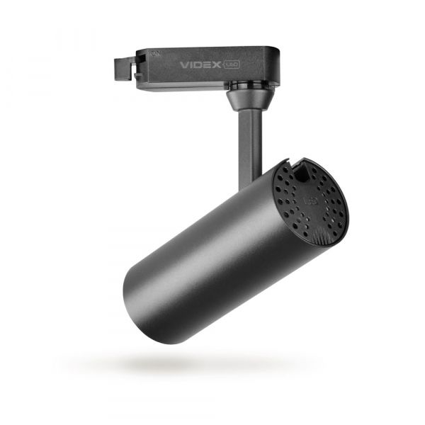 LED светильник трековый VIDEX 10W 4100K черный