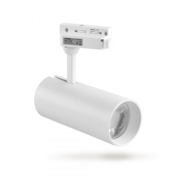LED светильник трековый VIDEX 20W 4100K белый