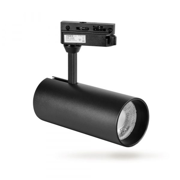 LED светильник трековый VIDEX 20W 4100K черный