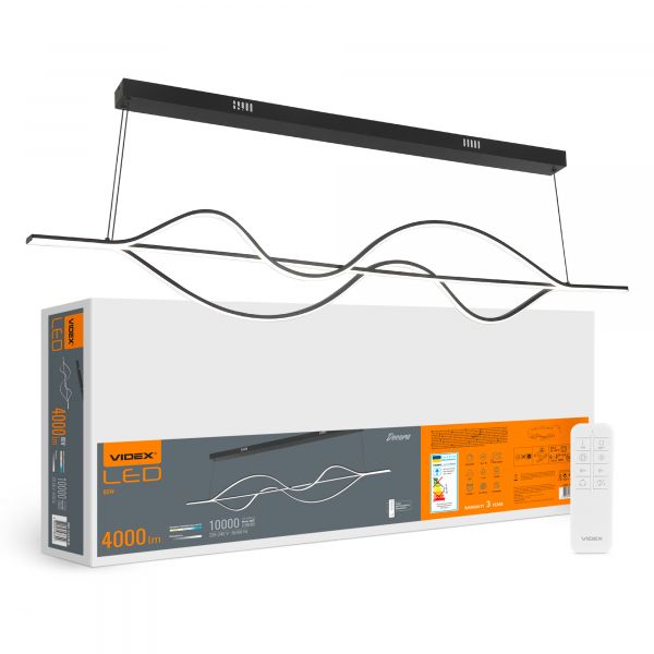 LED світильник функціональний VIDEX DECORA 80W VL-CLD-990-BK