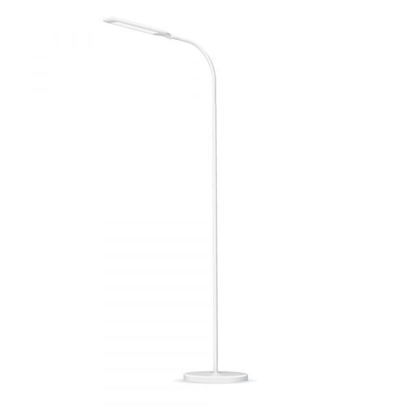 LED торшер підлоговий білий VIDEX TF0702W 8W 3000-5500K