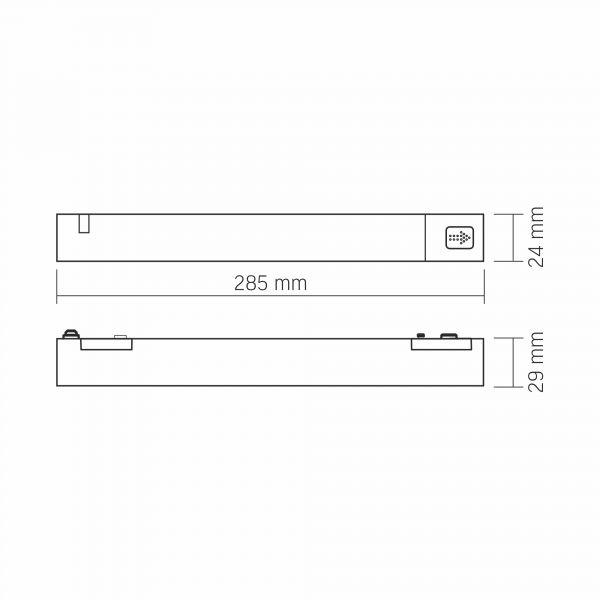 Блок питания для магнитных трековых систем VIDEX 100W VL-TRMS-P100B Внешний 