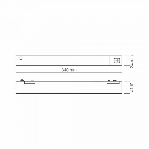 Блок питания для магнитных трековых систем VIDEX 200W VL-TRMS-P200B Внешний 
