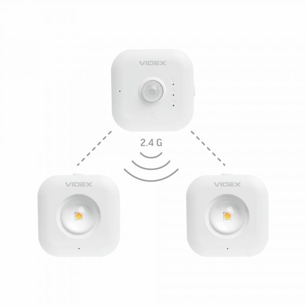 Набір LED Світильників акумуляторних з датчиком руху VIDEX VL-NL075-21