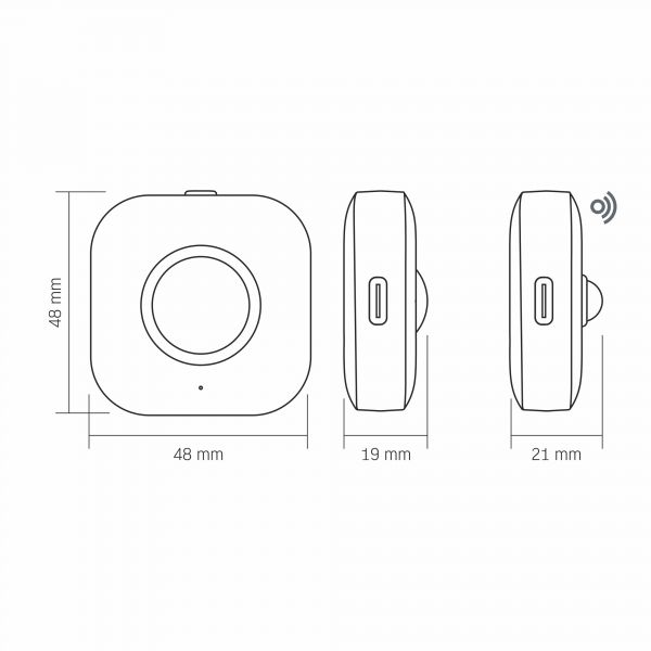 Набір LED Світильників акумуляторних з датчиком руху VIDEX VL-NL075-21