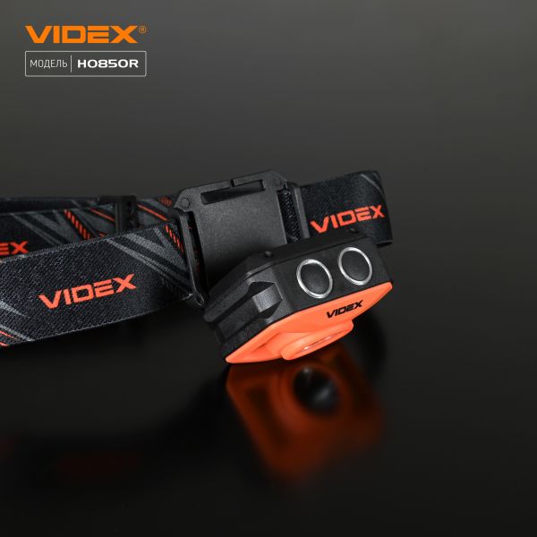 Налобний світлодіодний ліхтарик VIDEX VLF-H085-OR 400Lm 5000K