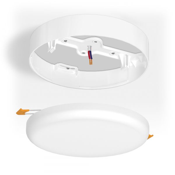 Рамка накладного монтажа безрамочного круглого светильника VIDEX (VL-DLFR-24SF)