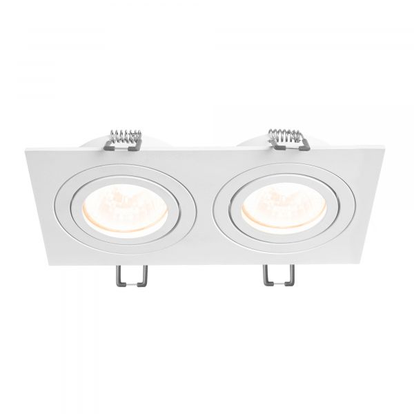 Светильник VIDEX под лампу 2xGU10 врезной Белый (VL-SPF23S-W)