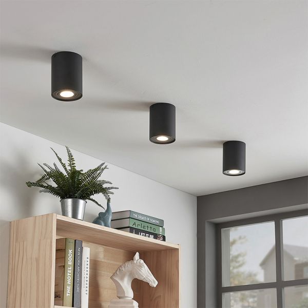 Светильник VIDEX под лампу GU10 накладной Черный VL-SPF13A-B