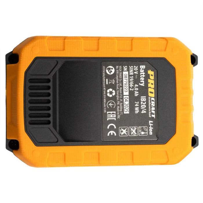 Акумуляторний гвинтоверт Procraft industrial ID20A (1 акб та зп)