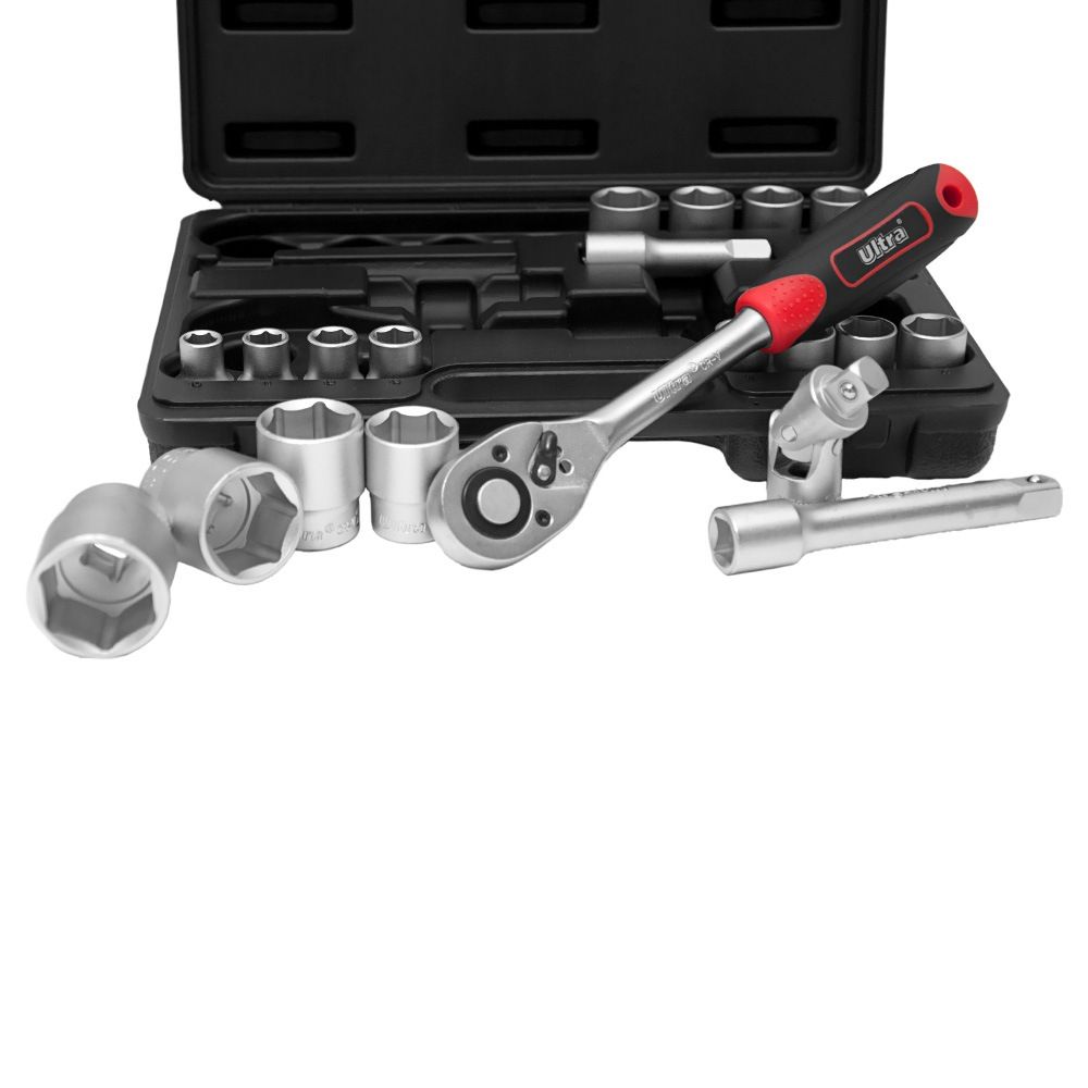 Набор насадок торцевых 1/2" 21шт CrV Taiwan ULTRA (6003062) 