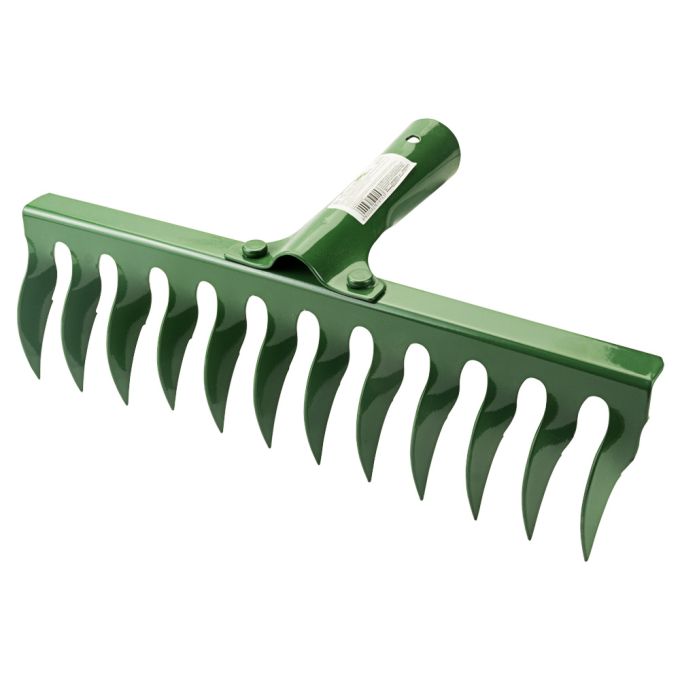 Граблі садові кручені 12 зубців 320×82мм заклепувальне кріплення GRAD (5051915)
