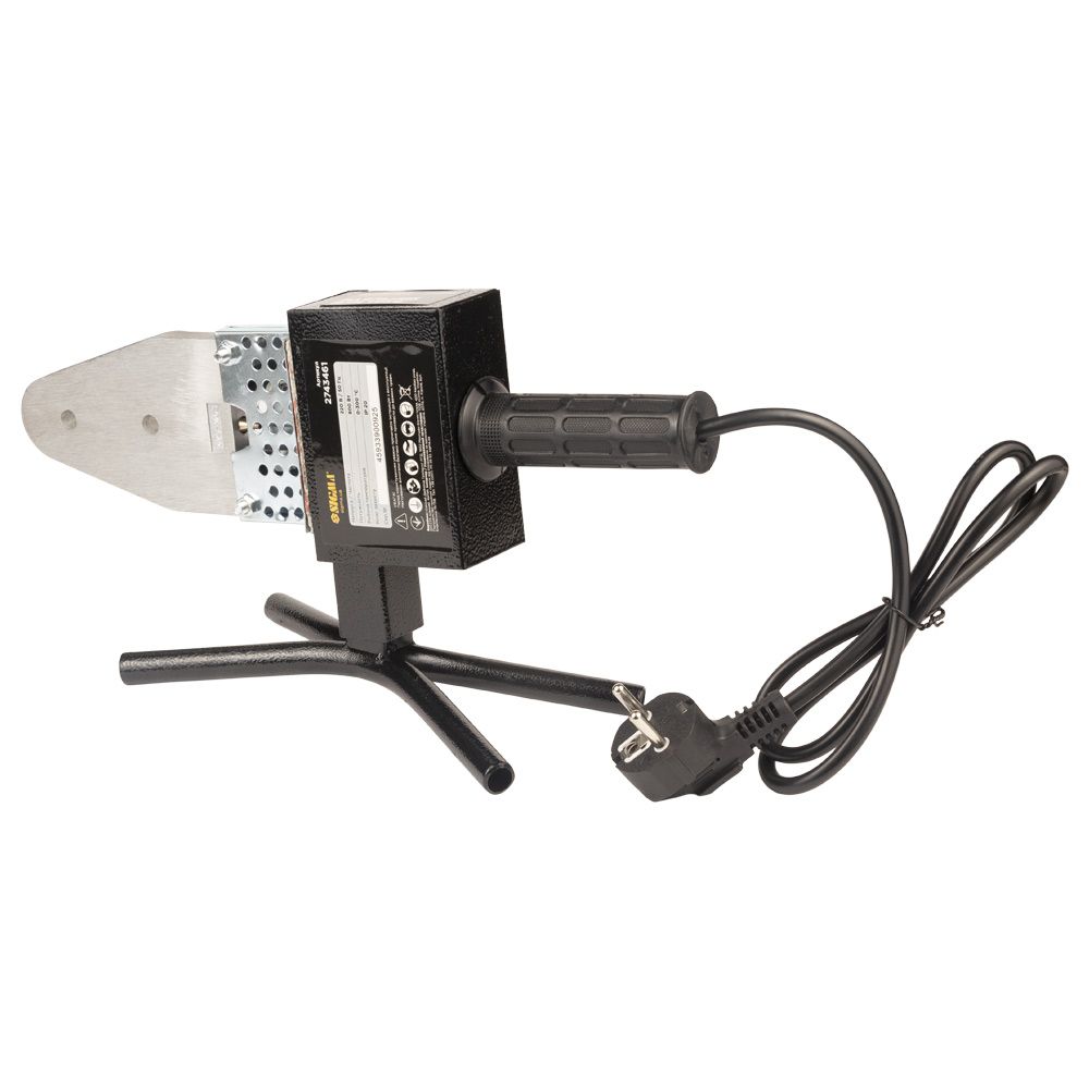 Паяльник для пластиковых труб 800Вт 20-63мм металлический кейс SIGMA (2743461)