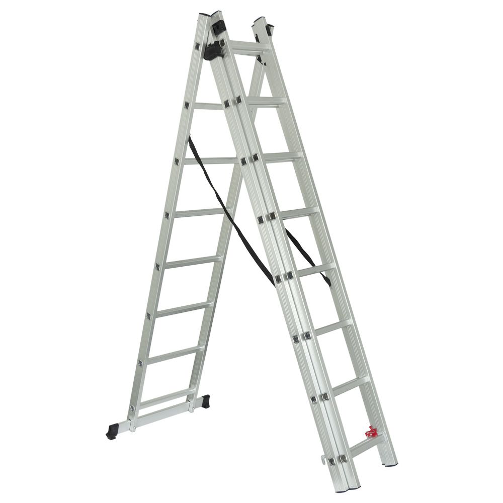 Лестница раскладная универсальная 8 ступенек 5.09м SIGMA (5032324)