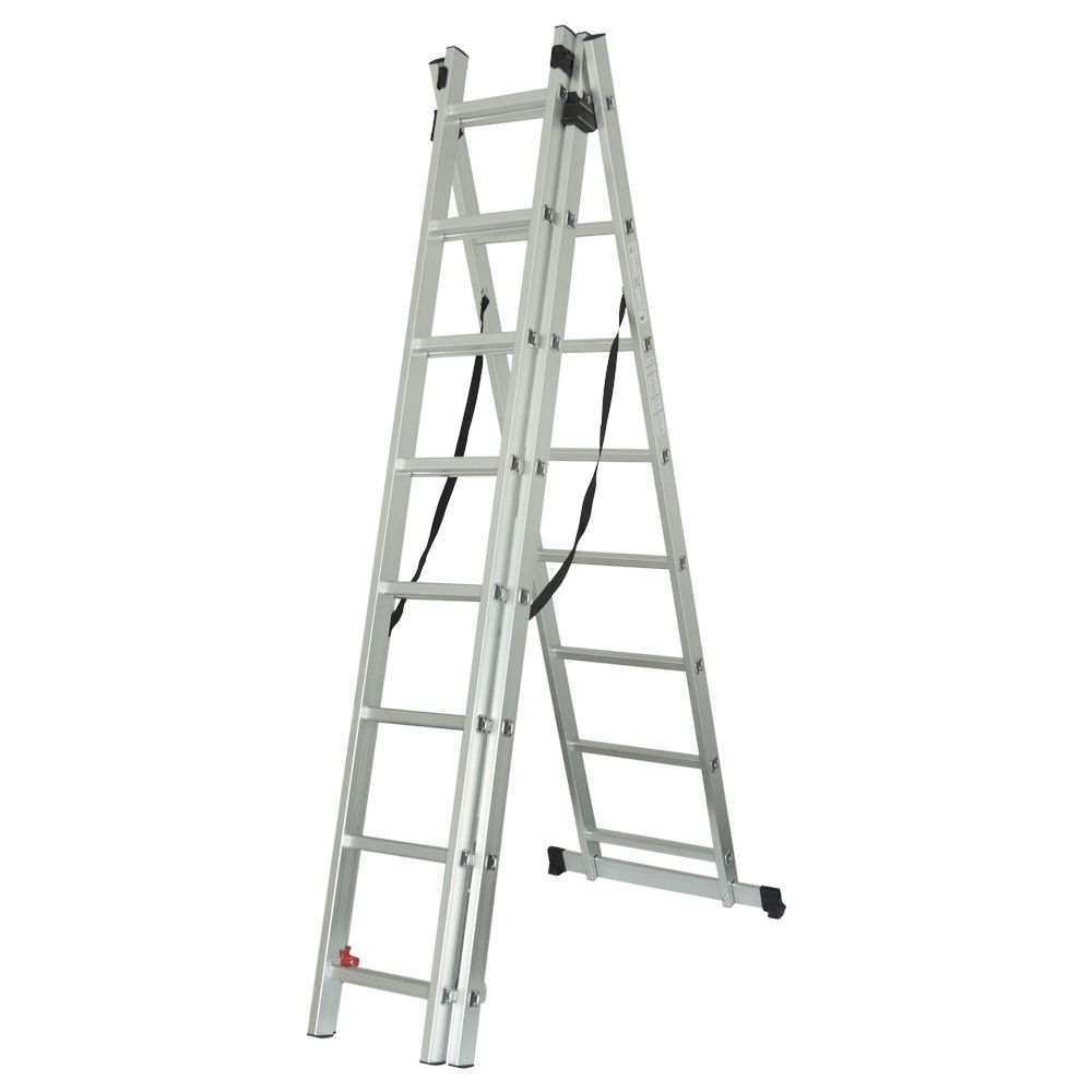 Лестница раскладная универсальная 8 ступенек 5.09м SIGMA (5032324)