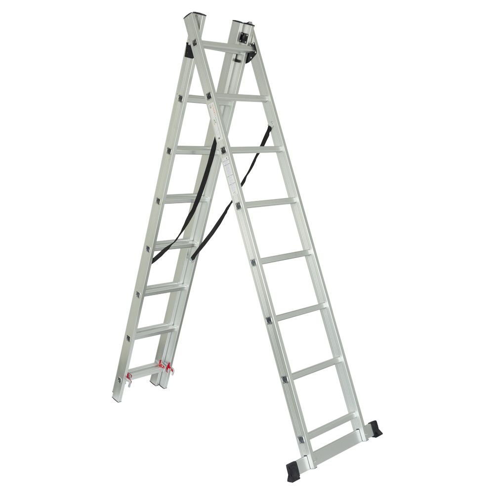 Лестница раскладная универсальная 8 ступенек 5.09м SIGMA (5032324)