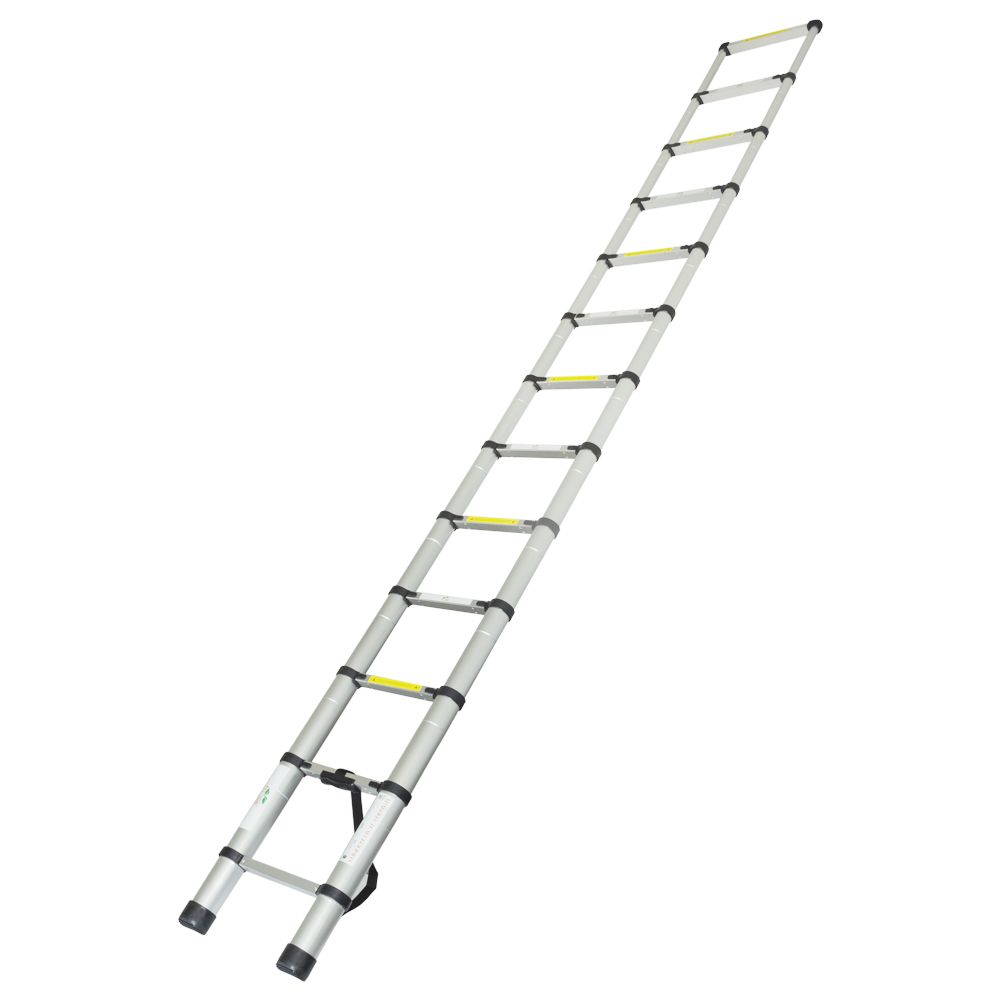 Лестница телескопическая 13 ступенек 3.8м FLORA (5033634)