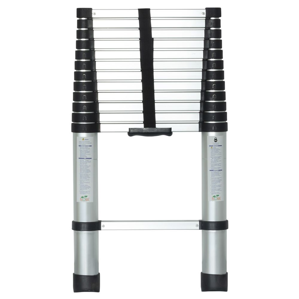 Лестница телескопическая 13 ступенек 3.8м FLORA (5033634)