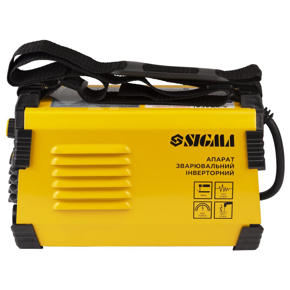 Аппарат сварочный инверторный ММА-140А электрод 4мм дисплей SIGMA (5387561)