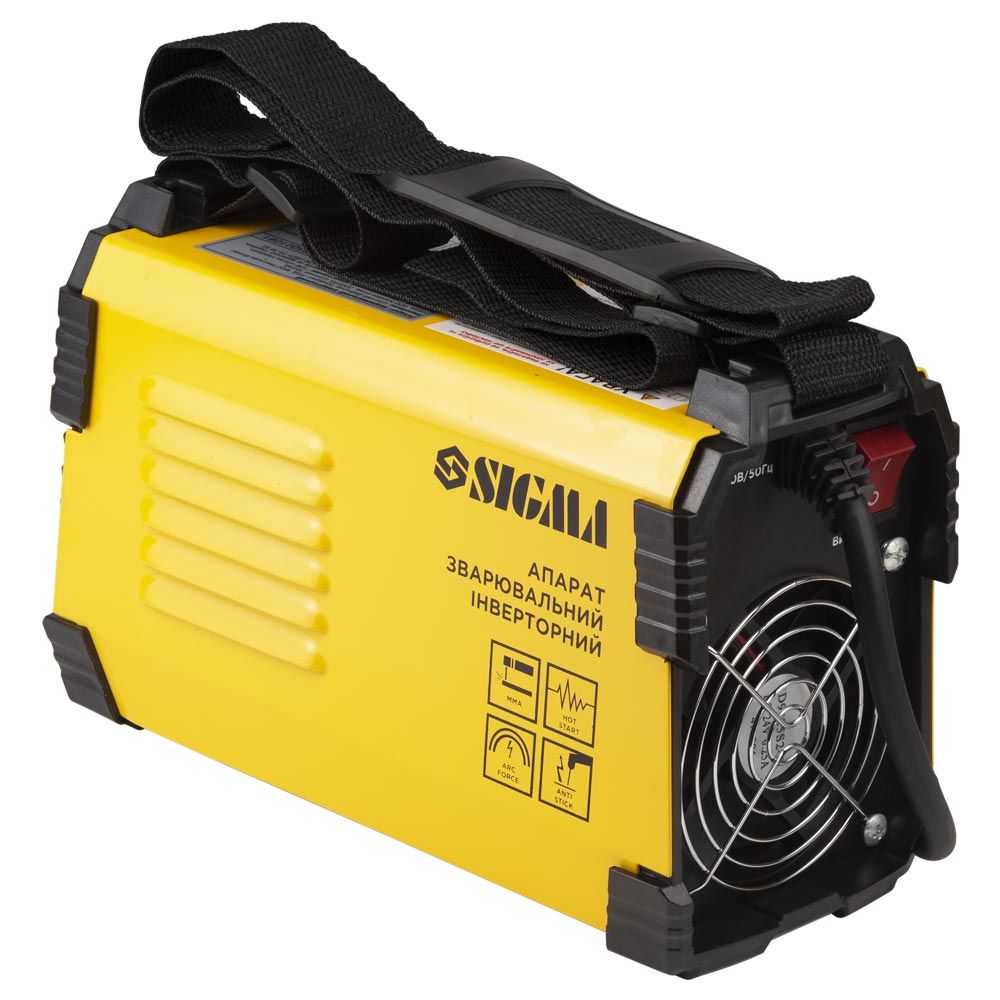 Аппарат сварочный инверторный ММА-140А электрод 4мм дисплей SIGMA (5387561)