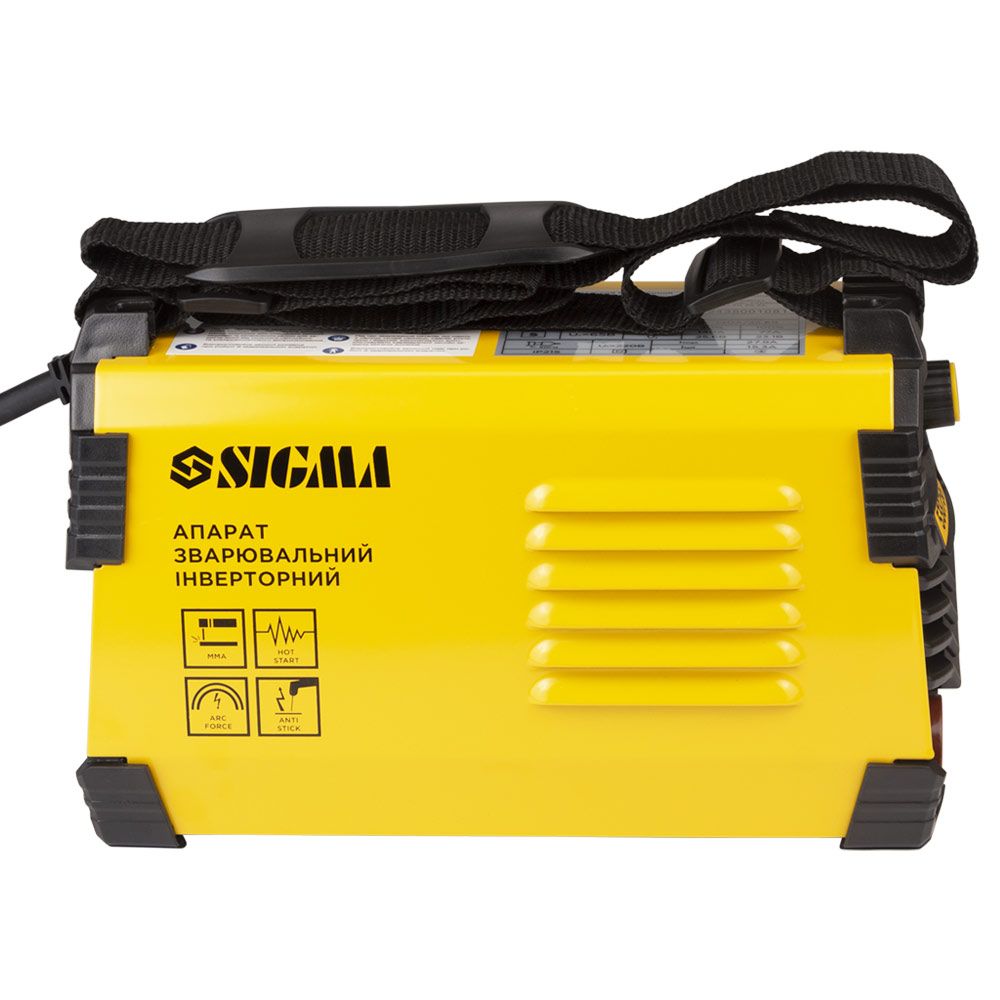 Аппарат сварочный инверторный ММА-140А электрод 4мм дисплей SIGMA (5387561)