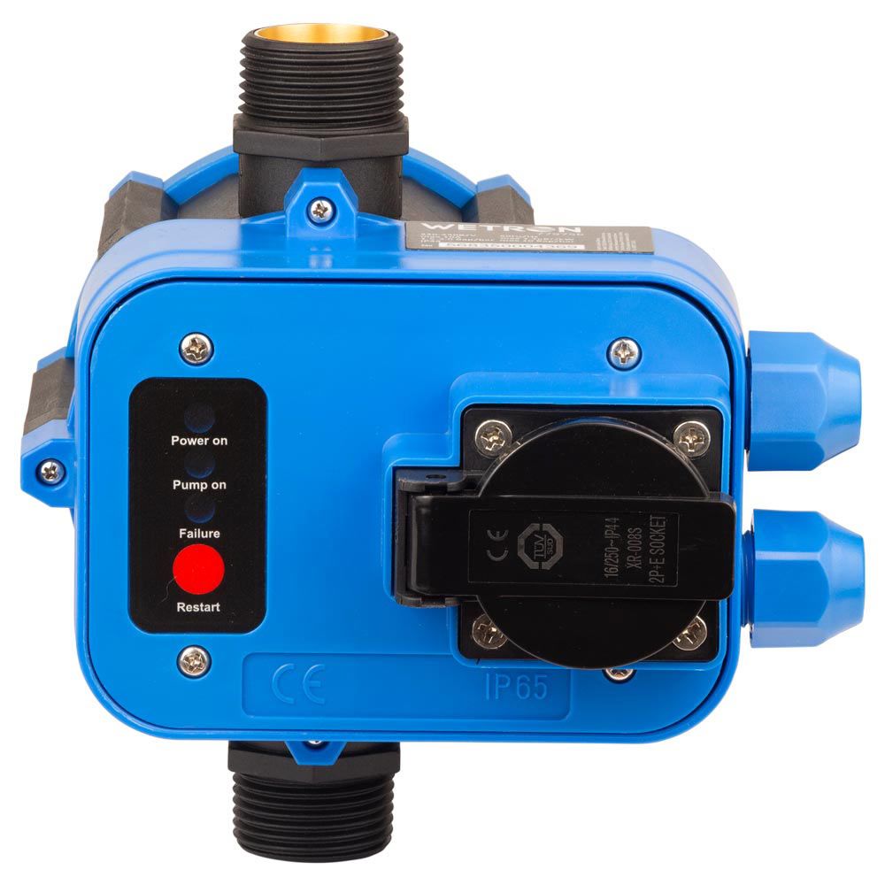 Контролер тиску електронний 1.1кВт Ø1" + розетка WETRON DSK-8.2 (779756)
