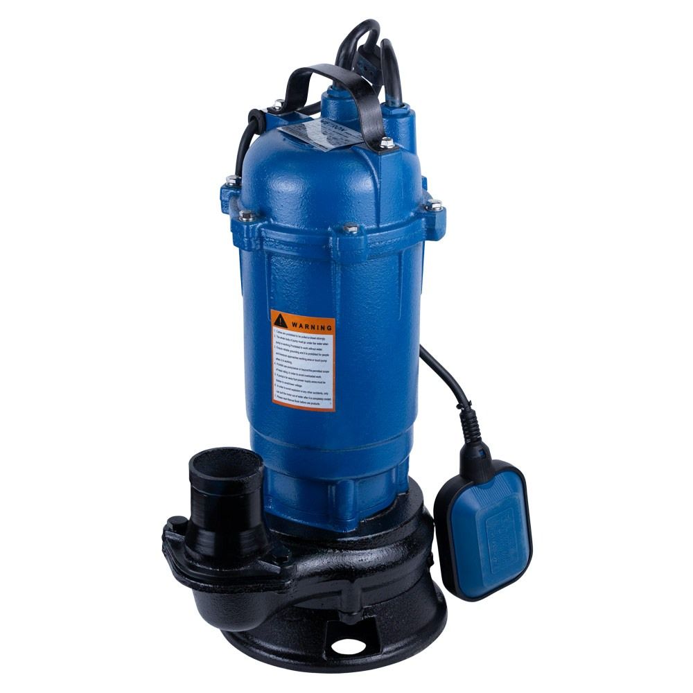 Насос канализационный 1.8кВт Hmax 15м Qmax 320л/мин с ножом WETRON WQDw10-12-1.8CF (773373)