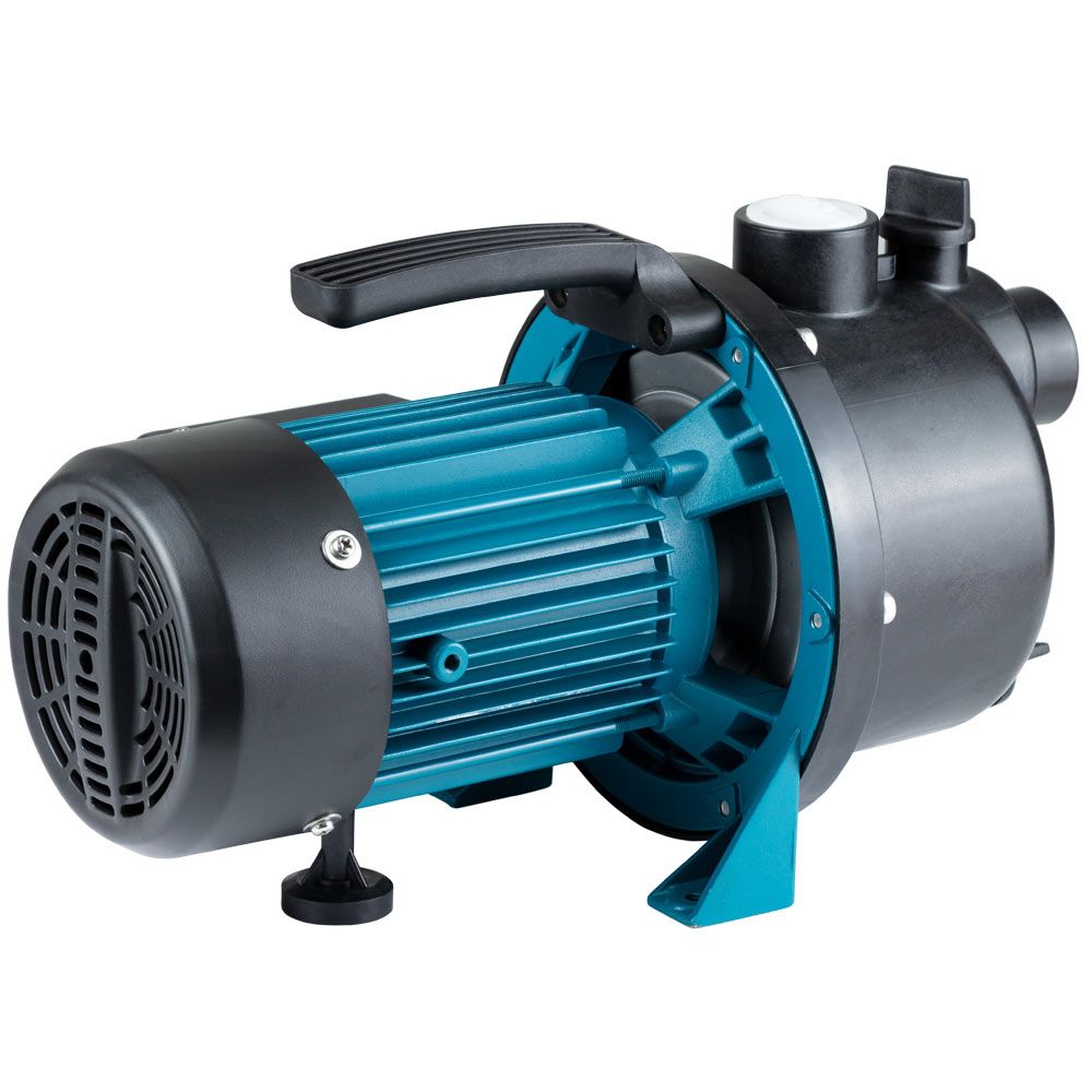 Насос центробежный самовсасывающий 0.8кВт Hmax 38м Qmax 58л/мин пластик LEO EKJ-802P (775307)
