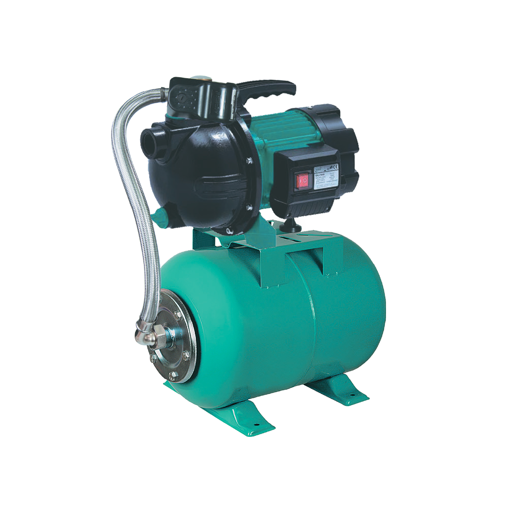 Станция 1.0кВт Hmax 44м Qmax 73л/мин (самовсасывающий насос) 24л Украина AquaticaLEO EKJ-1002IA5/UA 