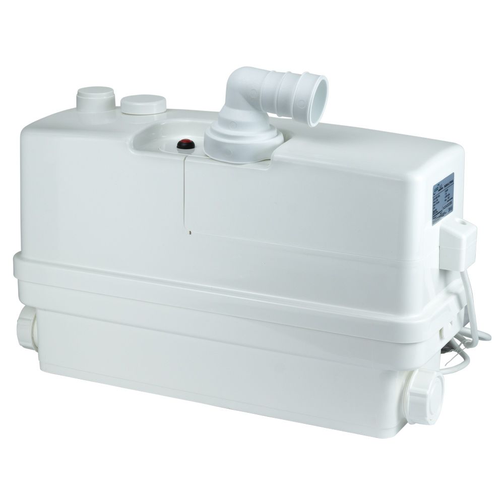 Станція каналізаційна 0.6кВт Hmax 8.5м Qmax 110л/хв 3 входу + фронтальний вхід 90мм LEO 3.0 WC601A