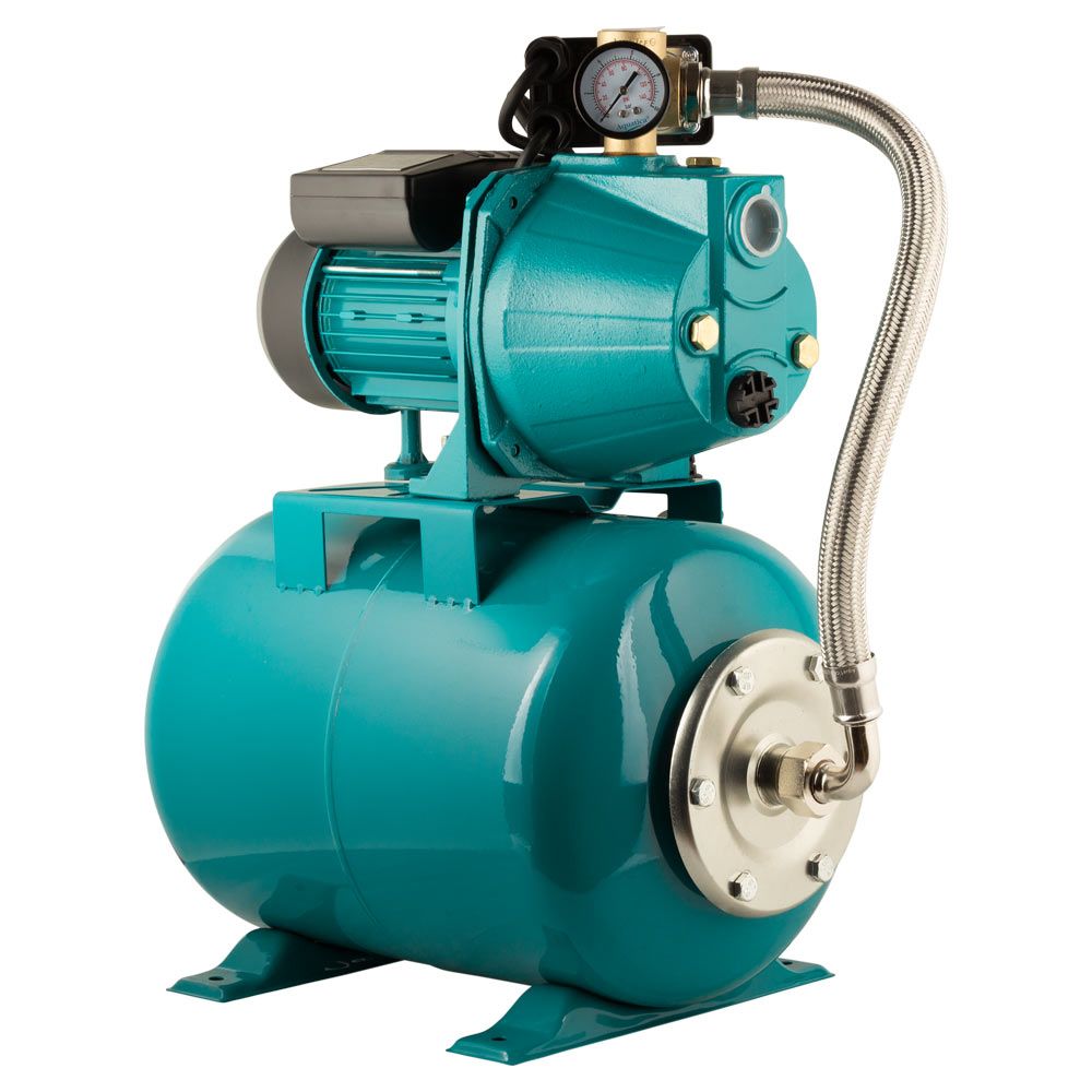 Станция 0.75кВт Hmax48м Qmax 55л/мин (самовсасывающий насос) 24л Украина AQUATICA JETa80A5/UA 