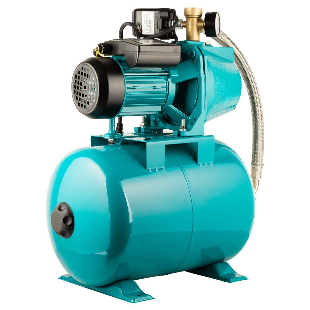 Станция 0.75кВт Hmax48м Qmax 55л/мин (самовсасывающий насос) 24л Украина AQUATICA JETa80A5/UA 