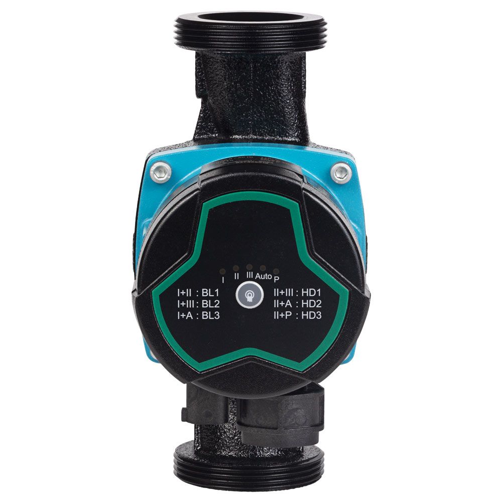 Насос циркуляционный энергосберегающий 5-90Вт Hmax 8м Qmax 73л/мин Ø2" 180мм + гайки Ø1¼" AQUATICA GPA