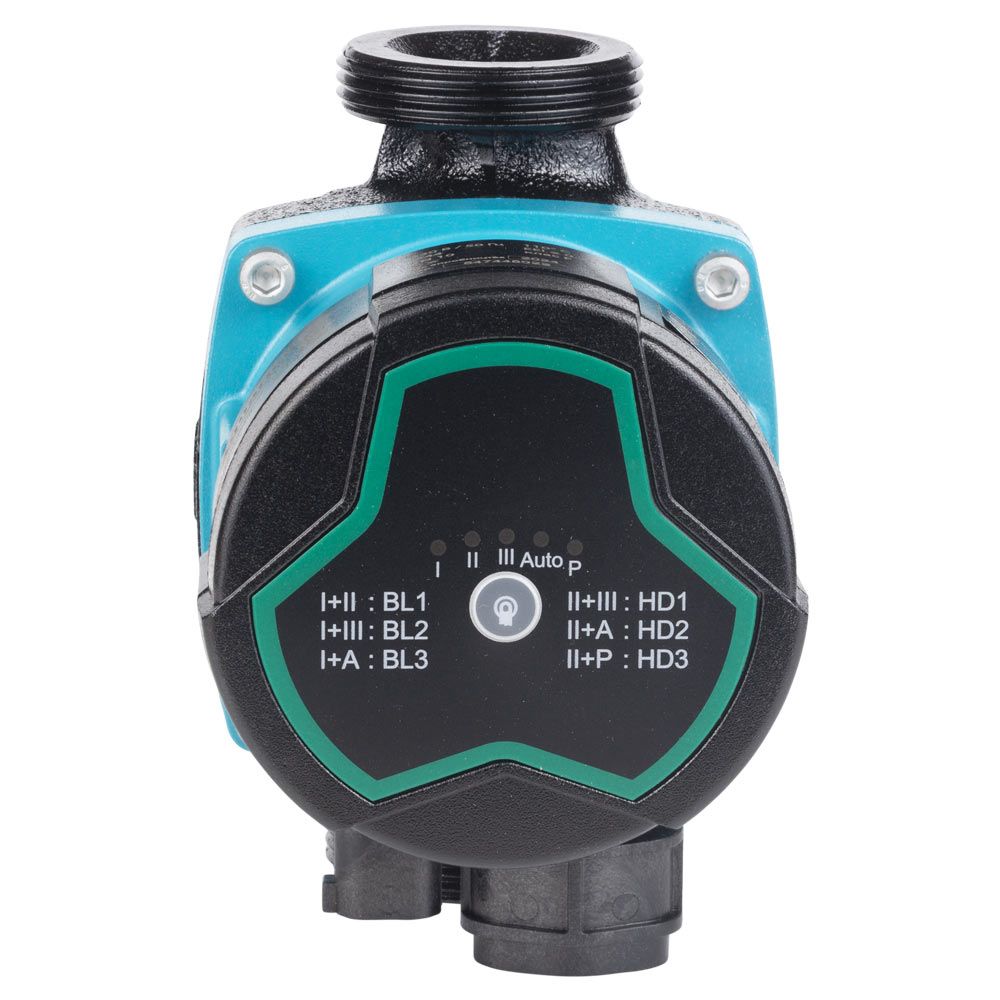 Насос циркуляционный энергосберегающий 5-25Вт Hmax 4м Qmax 47л/мин Ø1½" 130мм + гайки Ø1" AQUATICA GPA