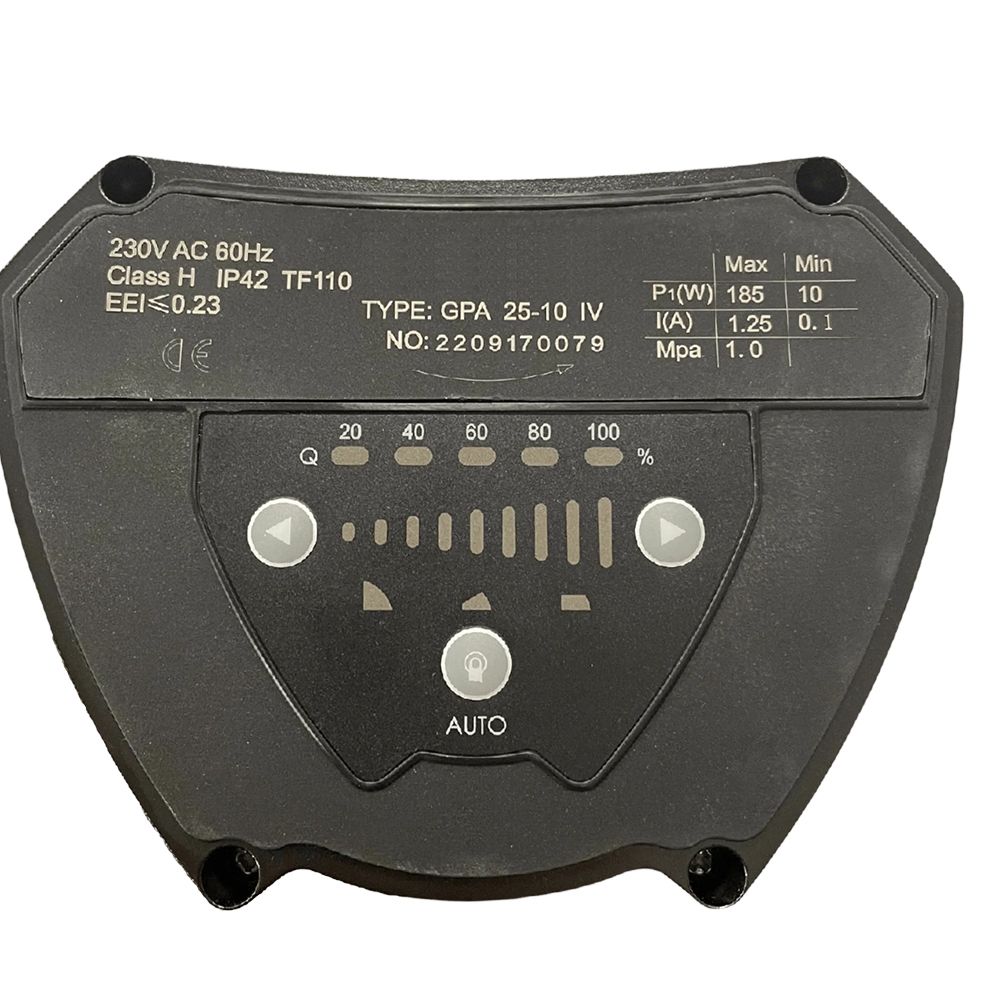 Насос циркуляционный энергосберегающий фланц 6-90Вт Hmax 6м Qmax 125л/мин DN40 220мм + обратный флан + обратный флан