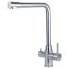Змішувач KT Ø35 для кухні гусак з виходом для питної води на гайці SS AQUATICA KT-4B770P (9722121)