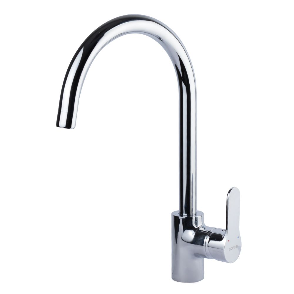 Смеситель RIVA Ø35 для кухни J-излив на гайке CORSO DE-4B139C (9629100)