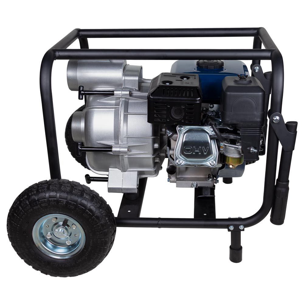 Мотопомпа 7.5 к.с. Hmax 26м Qmax 60м³/ч (4-х тактний) для брудної води WM80W WETRON (772557)