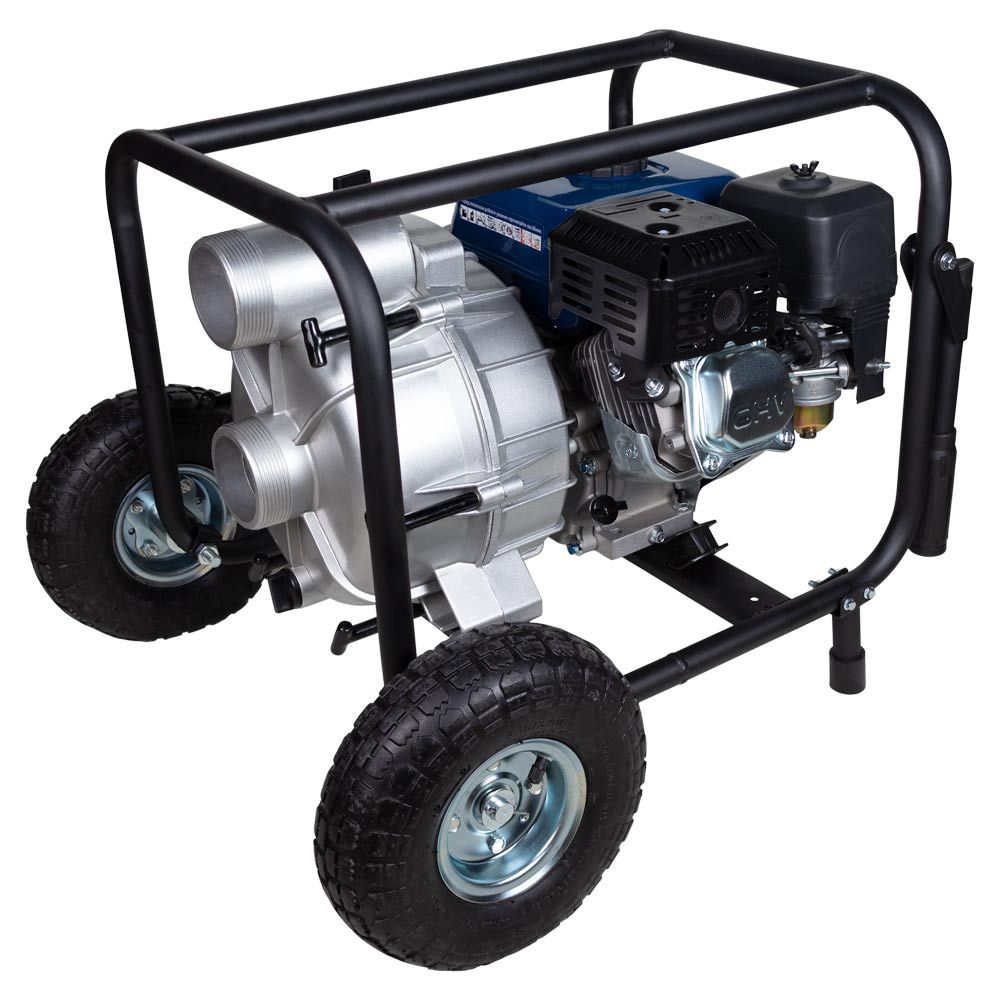 Мотопомпа 7.5 к.с. Hmax 26м Qmax 60м³/ч (4-х тактний) для брудної води WM80W WETRON (772557)