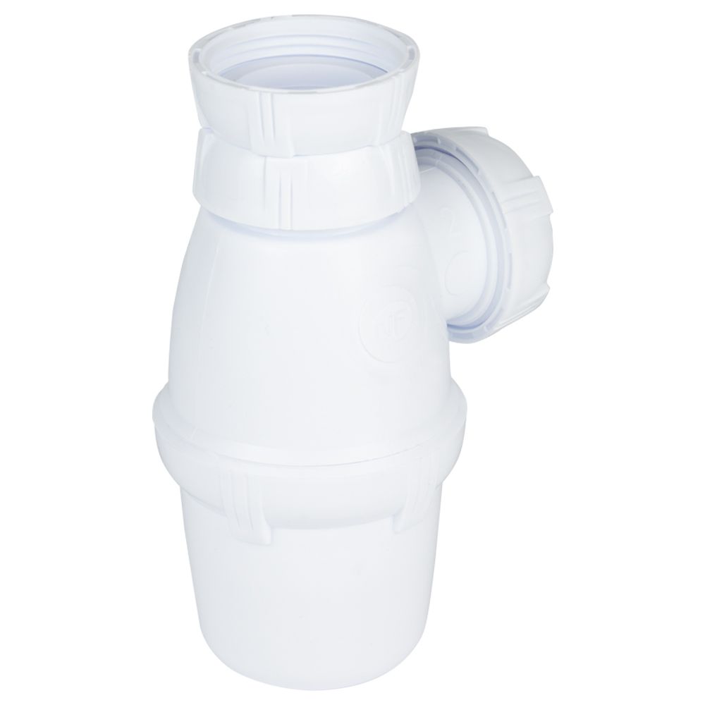 Сифон для раковины с донным клапаном Click-Clack и переливом 1¼"×Ø32мм WIRQUIN (9541821)