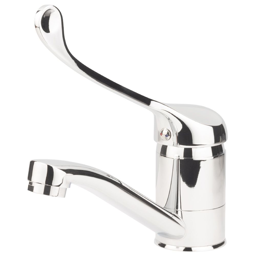 Змішувач s12 Ø40 медичний вилив прямий 150мм на шпильці AQUATICA (9712150)