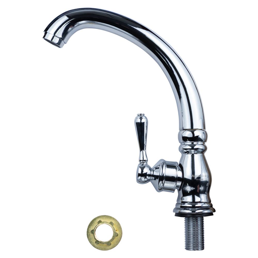 Змішувач PL ½" монокран на гайці (КРАТНО 2шт) AQUATICA PL-1G156C (9777600)