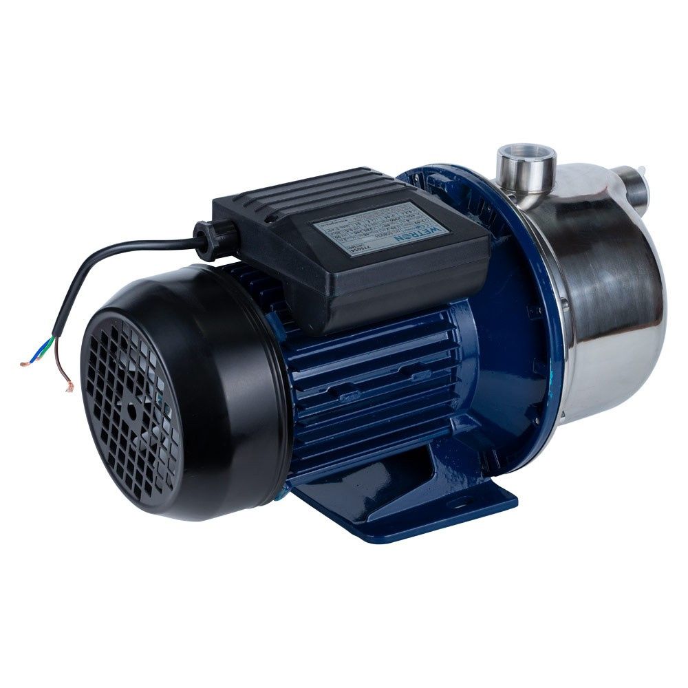 Насос центробежный самовсасывающий 1.1кВт Hmax 48м Qmax 60л/мин нерж WETRON JETS100 (775054)